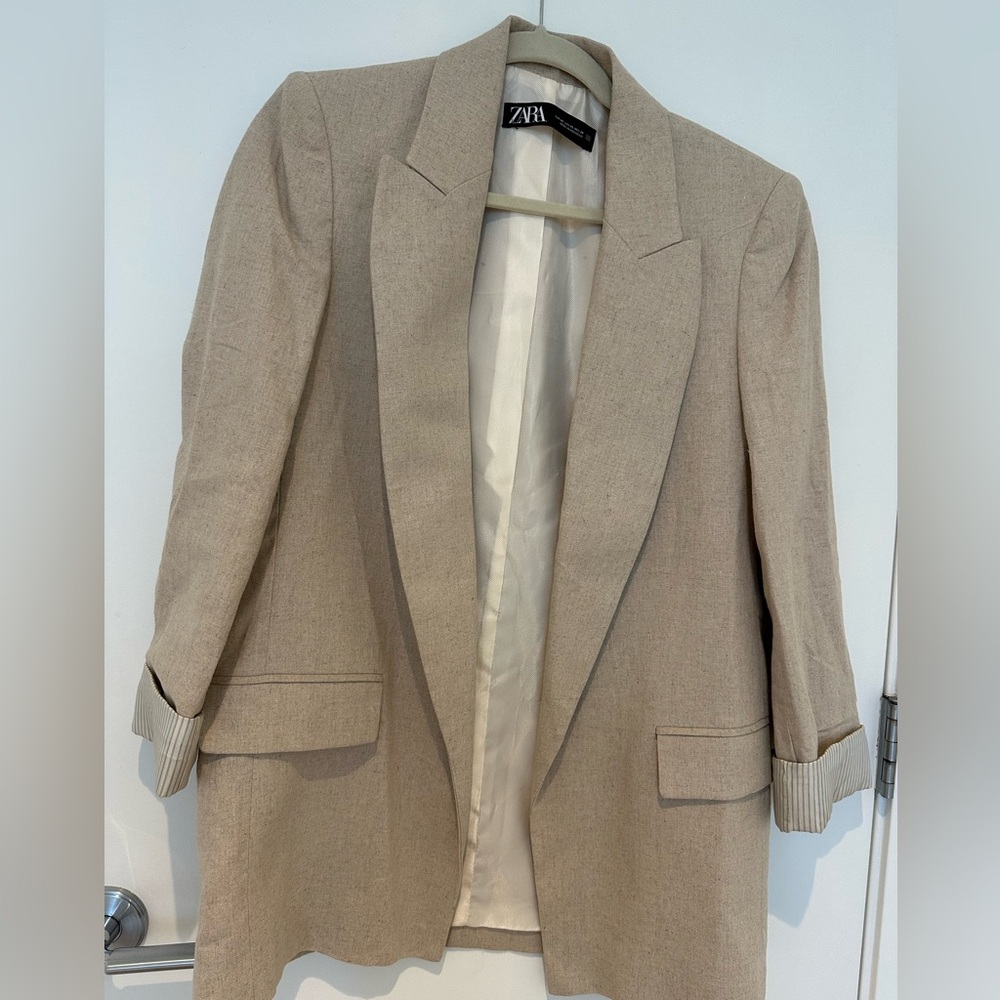 Zara Light Tan Blazer